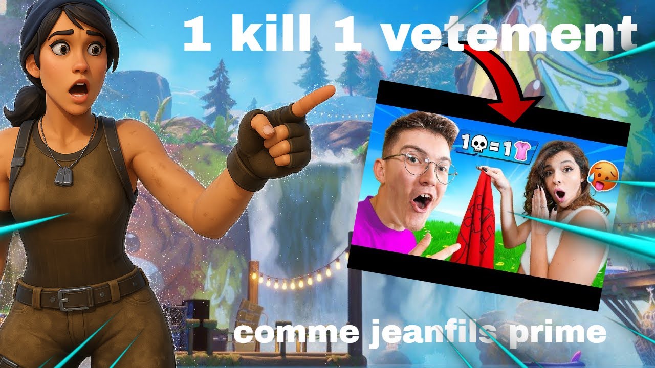 +1 kill -1 vêtement sur fortnite#2 (comme jeanfils 😭)