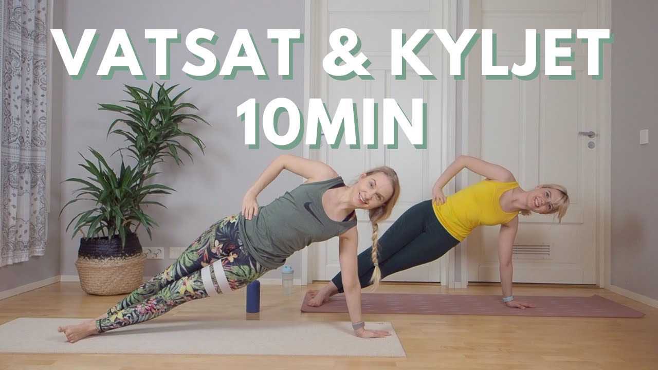 POLTTAVA  VATSATREENI | 10min kotitreeni vatsalihakset ja kyljet