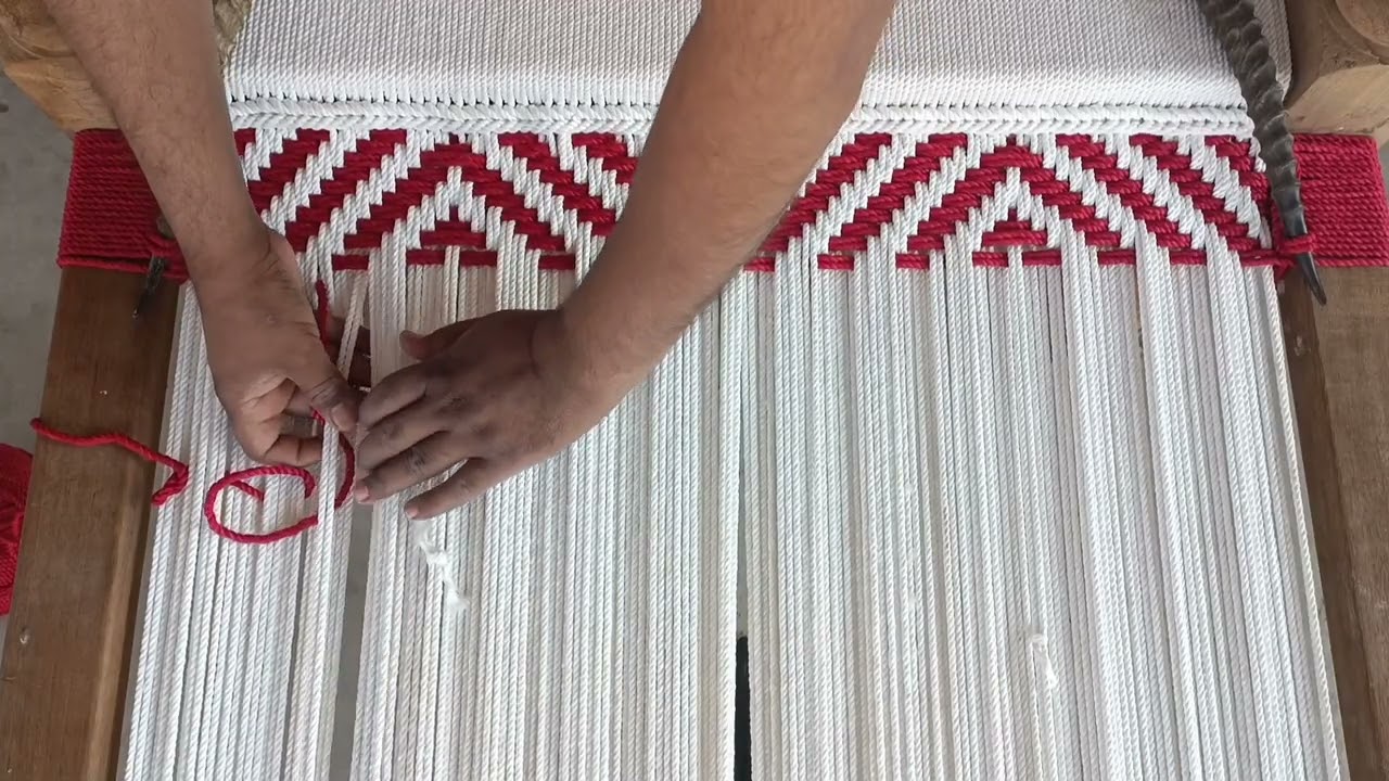 चारपाई की बुनाई || Charpai Ki Bunai || Charpai Me Design Kaise Banaye || चारपाई भरने का तरीका सीखे