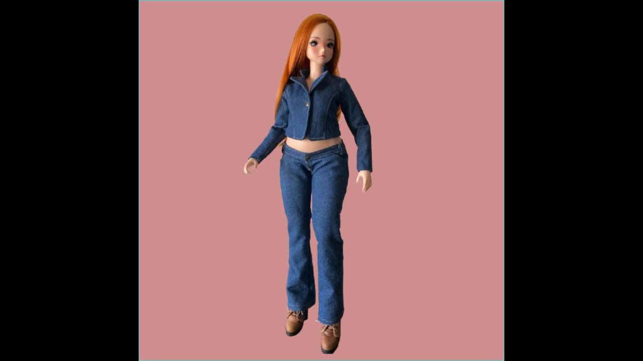Sewing Tokyo Jeans for Pear Smart Doll | Danny Choo's Free Pattern Tutorial