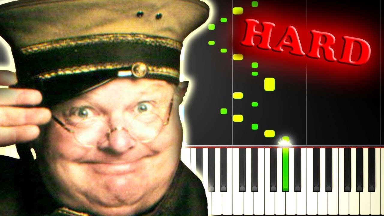 BENNY HILL - YAKETY SAX - Piano Tutorial