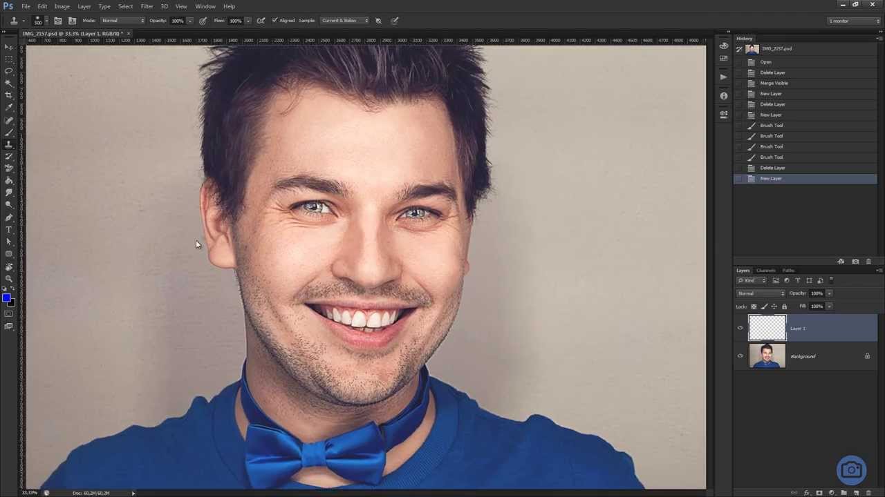 Tworzenie zarostu w Photoshopie - Ritacz.pl