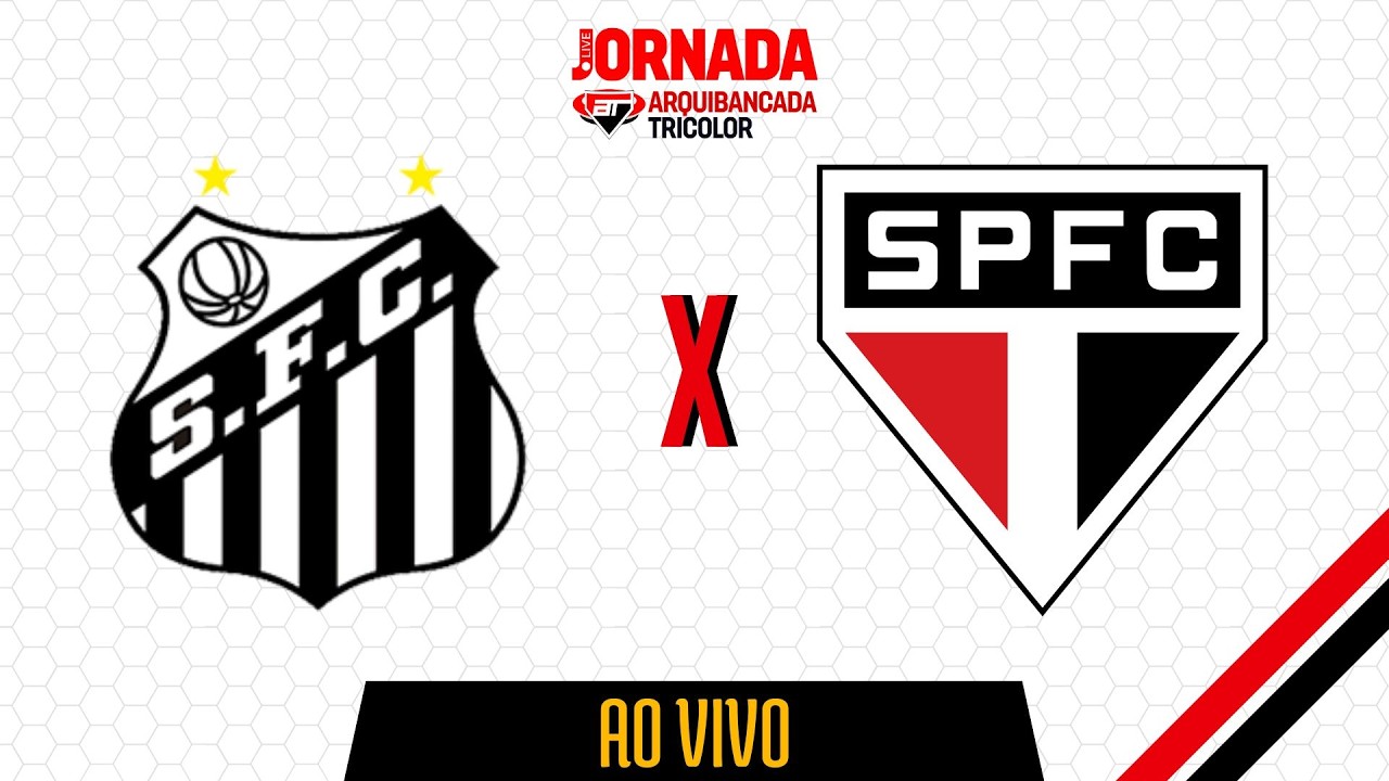SANTOS X SÃO PAULO  | AO VIVO (Direto da Vila Belmiro) - Brasileirão COM IMAGENS do estádio