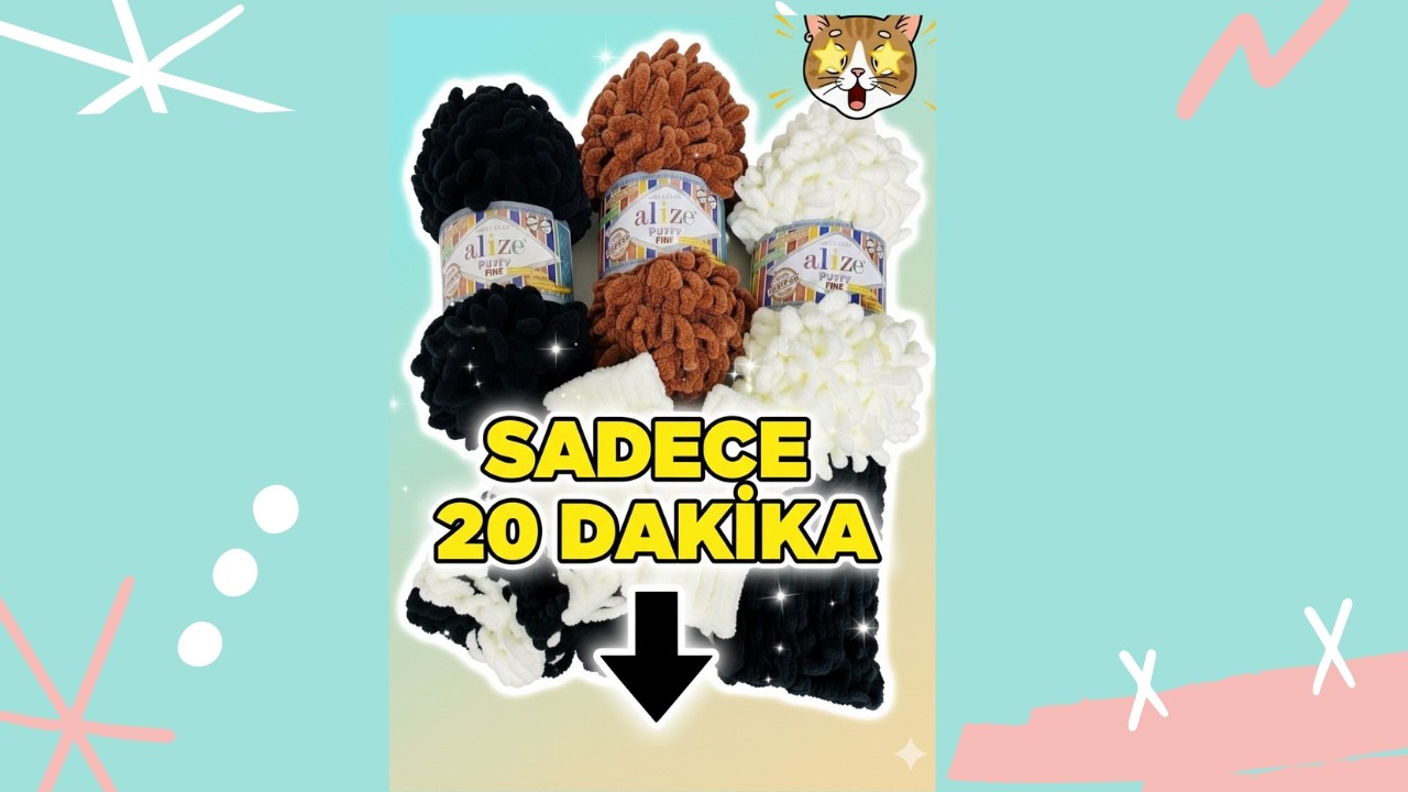 ÖRGÜ BİLMENİZE GEREK YOK! SADECE 20 DAKİKADA YUMUŞACIK ELDİVEN TARİFİ (ŞİŞSİZ, TIĞSIZ)