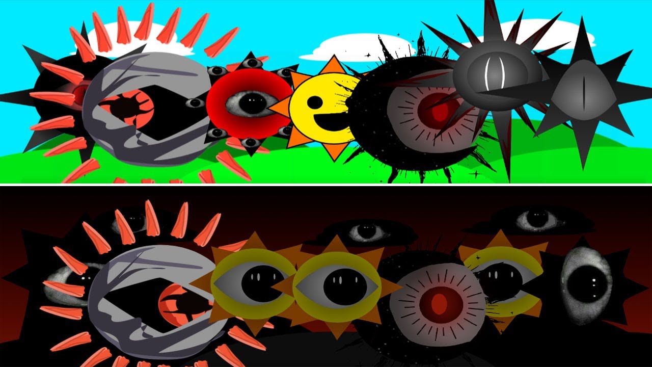 Sprunki But all mr sun's Mod Normal And Horror