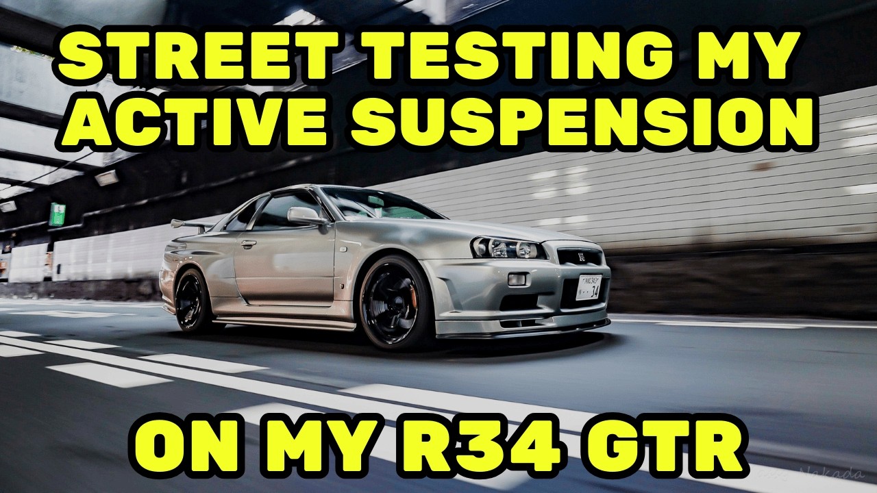 Уличное тестирование койловеров за 11&nbsp;000 долларов на моём R34 GT-R | Активная подвеска JRZ RS PRO 3