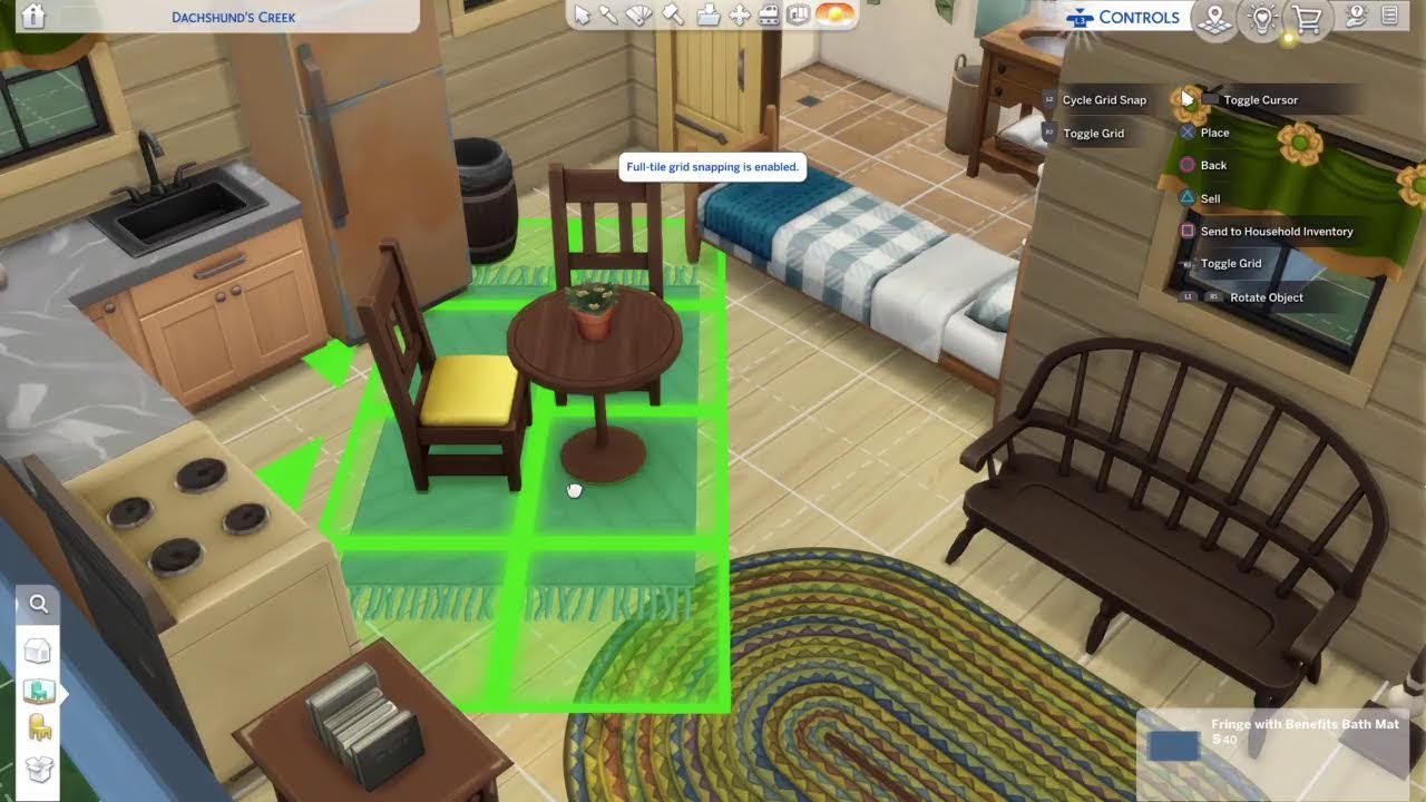 Sims 4 cute micro cottage build attempt :)