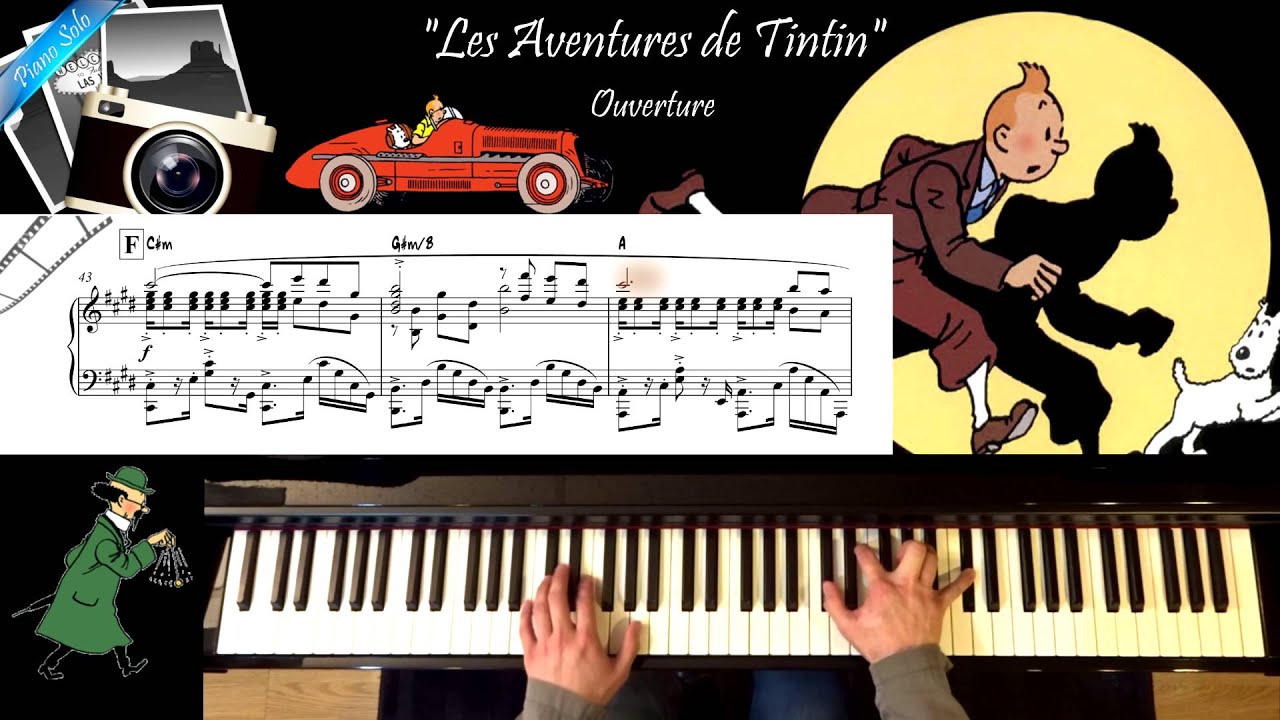 The Adventures of Tintin-piano solo cover