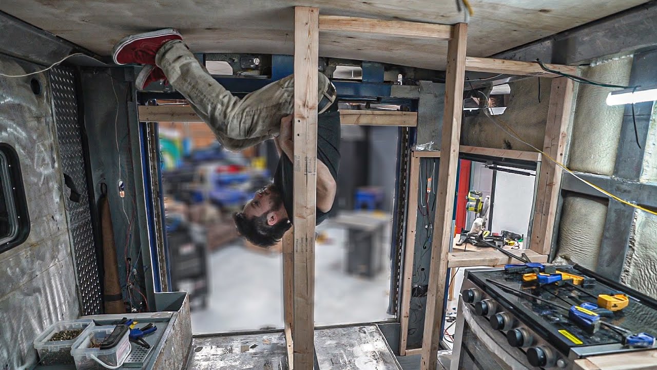 Framing Out our Ambulance to RV conversion!