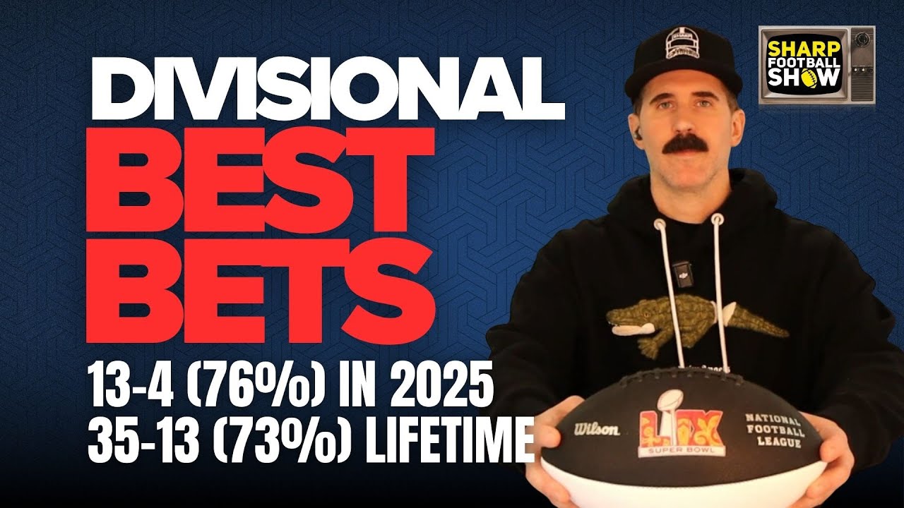(35-13, 73%) NFL Divisional Playoffs Best Bets & Player Props | Sharp Football Show