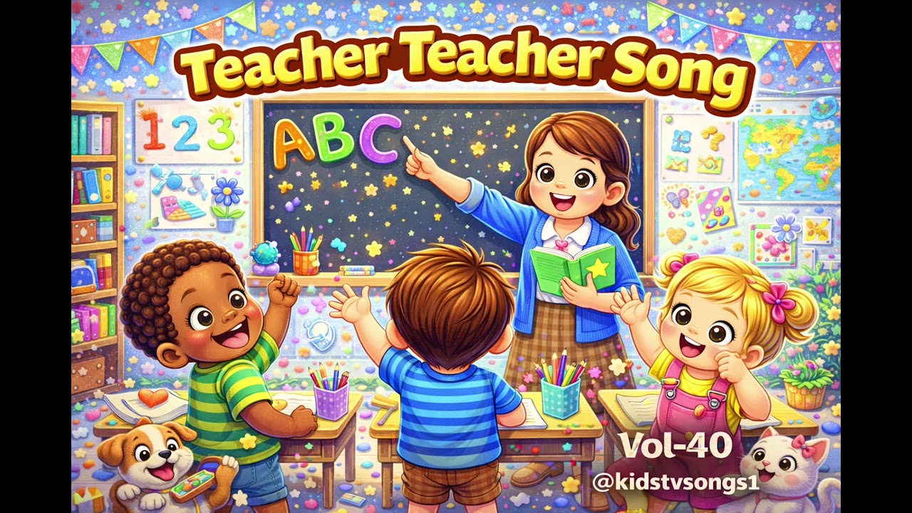 2️⃣1️⃣ Teacher Teacher Song 👩‍🏫