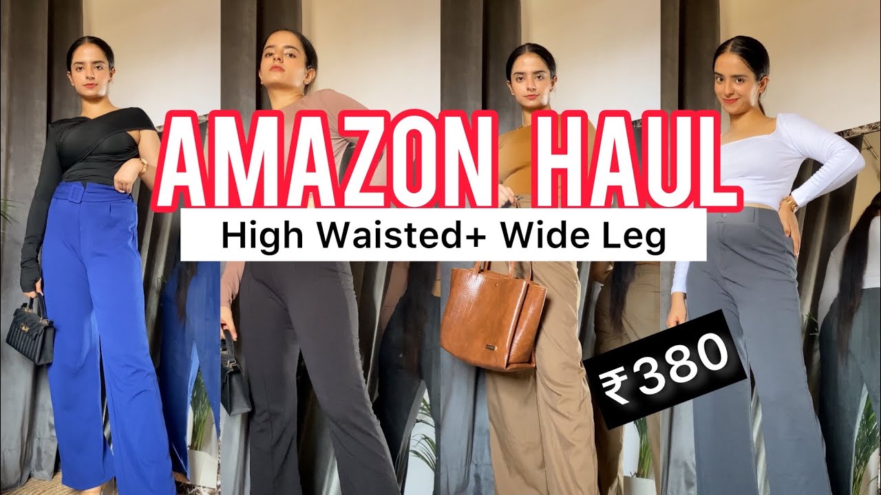 HUGE High Waisted Trouser | Formal Pants Haul | Starting ₹380 😍