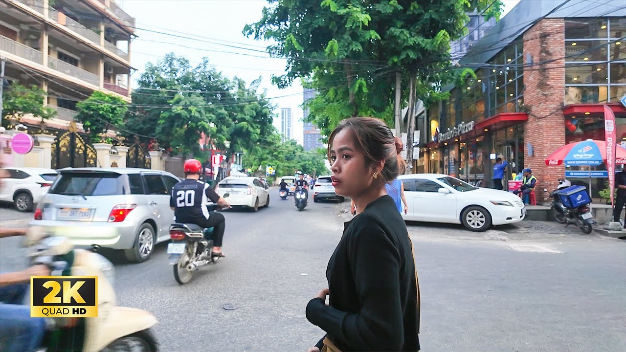 INTENSE WALK at Boeng Keng Kang 1, Phnom Penh city, Cambodia | [2K] Walk Tour