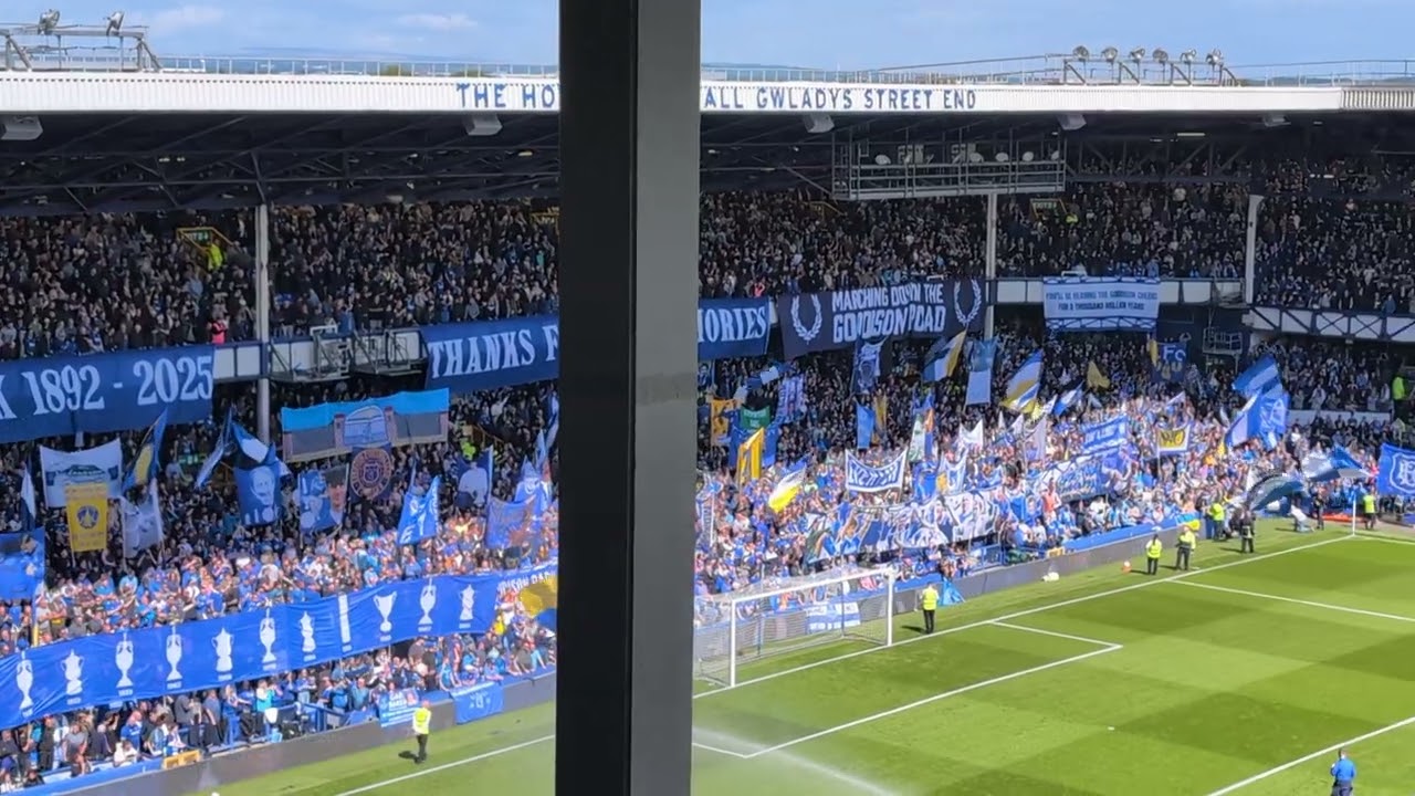 @Everton V Ipswich pre match spirit of the blues