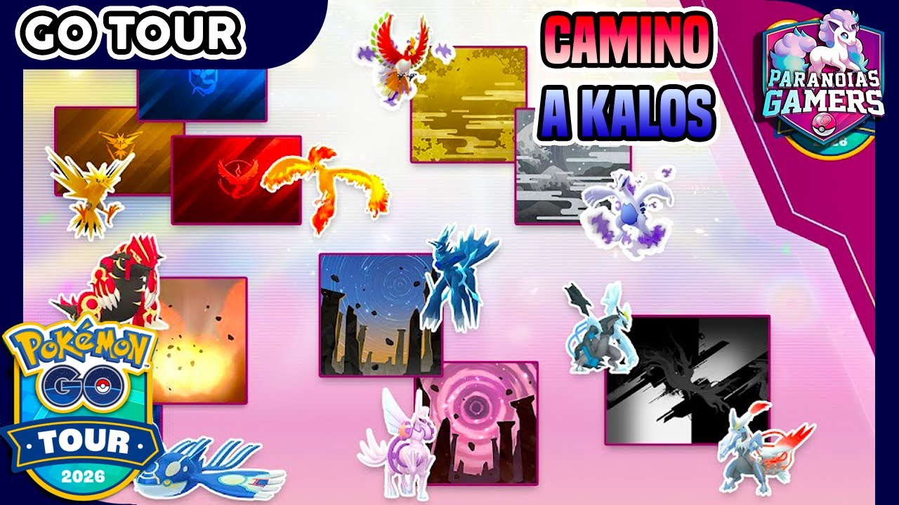 🚨OFICIAL: PRE-GO TOUR ROAD TO KALOS CON ROTACIÓN, FONDOS, LEGACYS, GO PASS Y MÁS en Pokémon GO