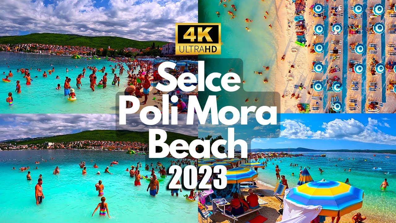 Poli Mora Beach, Selce, Crikvenica, Croatia, 2023 July