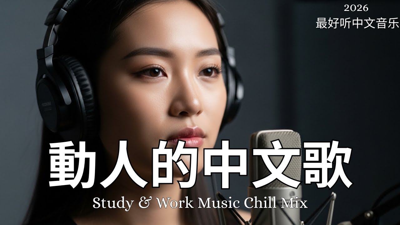 【2026最好聽中文音樂】動人抒情歌單｜讀書、工作與放鬆的絕佳音樂｜Study & Work Music Chill Mix | #BGM #專注讀書 #放鬆工作 #工作音樂 #情歌 #中文