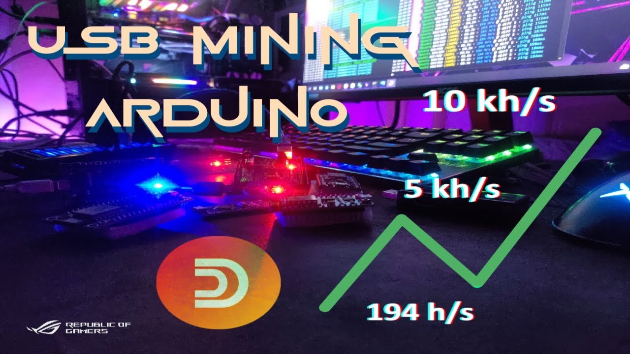 USB - майнинг (Arduino - Duino-Coin)