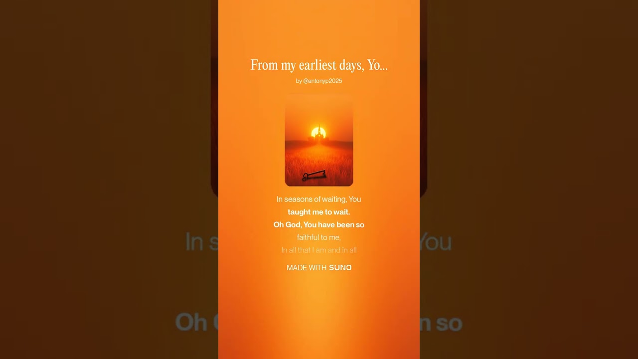 God Has Been Faithful to Me | Original Hymn of Gratitude, Praise & Thanksgiving.