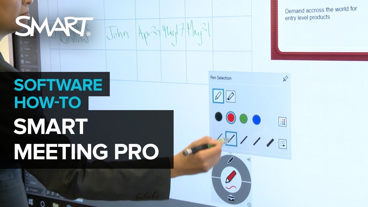 Using SMART Meeting Pro software on your SMART Board 7000 Pro series interactive display: Part II