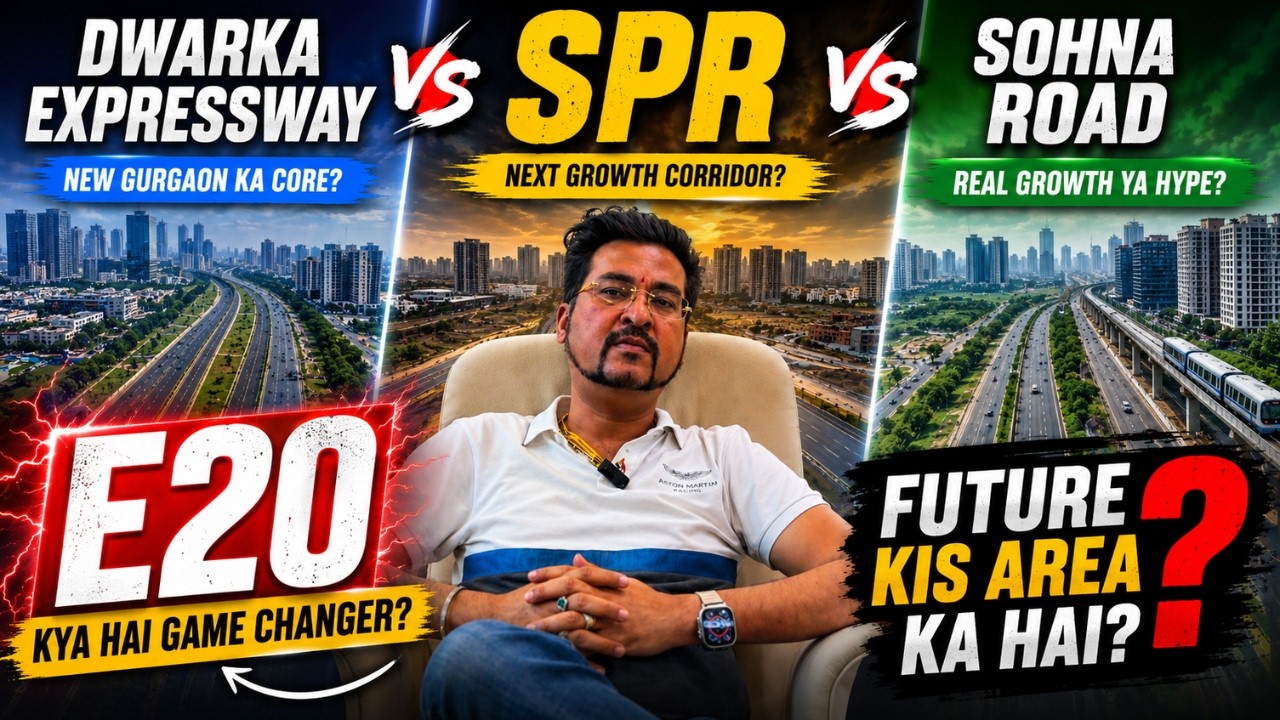 Where to Invest in Gurugram: Dwarka Expressway vs SPR vs New Gurgaon 📈