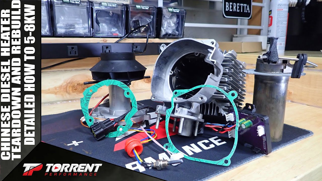 CHINESE DIESEL HEATER TEARDOWN AND REBUILD HOW TO 5-8KW