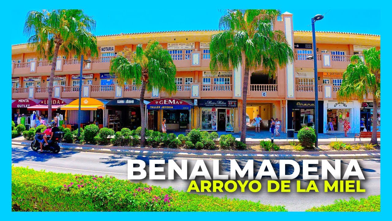 Benalmadena, Spain | 4K Walking Tour – Arroyo de la Miel (Malaga, July 2025)