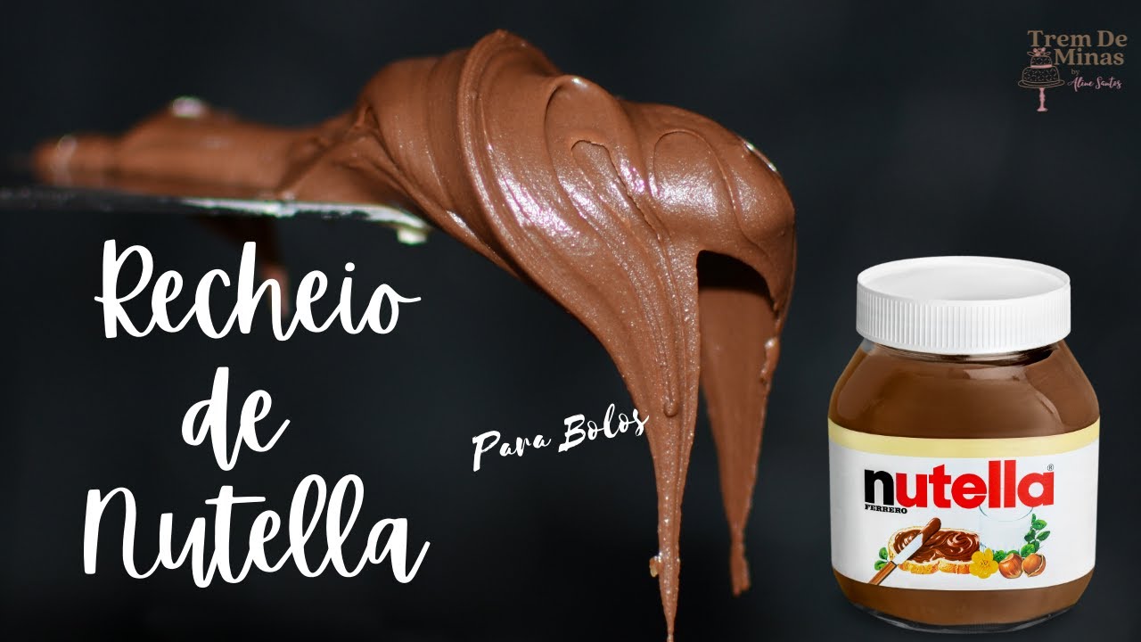 O MELHOR RECHEIO DE BRIGADEIRO CREMOSO DE NUTELLA  - RECEITAS TREM DE MINAS
