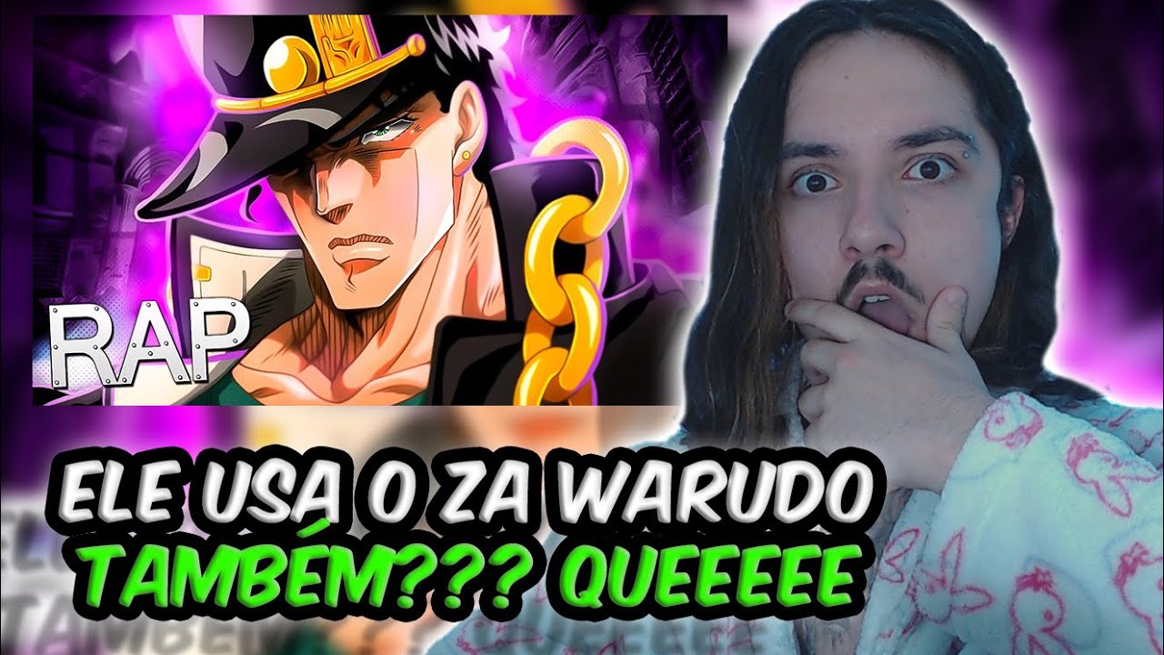 (O QUE??) REAGINDO ao Rap do Jotaro | JoJo's Bizarre Adventure - Star Platinum | Gabriza ♫ | REACT
