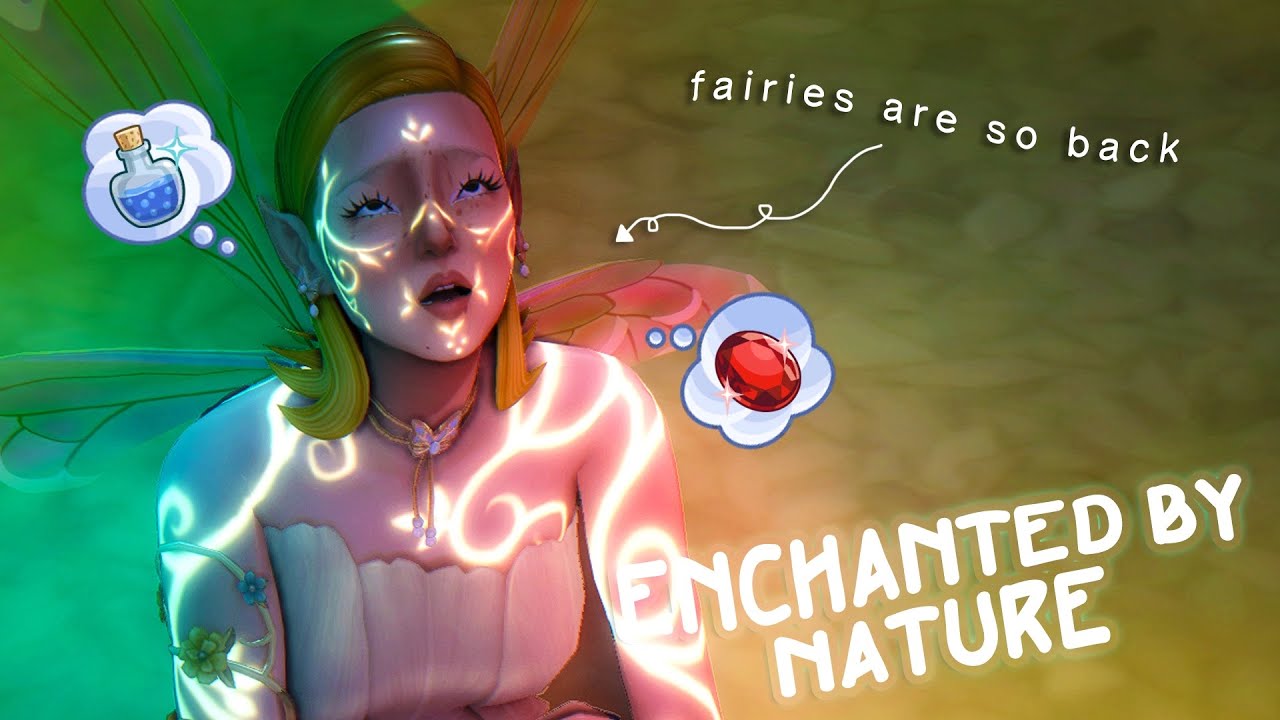 I am seriously loving fairies in The Sims 4 🍀