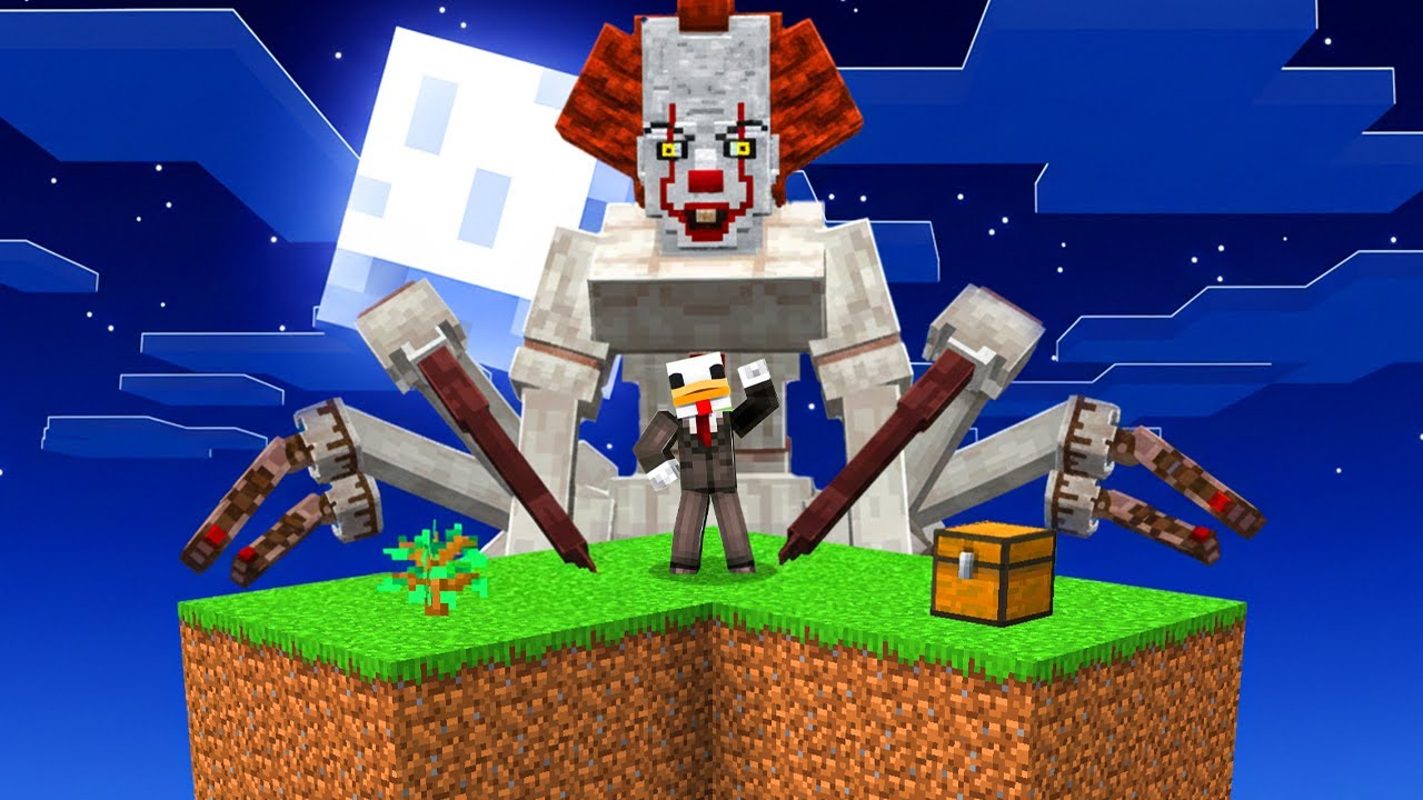SOPRAVVIVO SOPRA UN SOLO BLOCCO SPAVENTOSO SU MINECRAFT