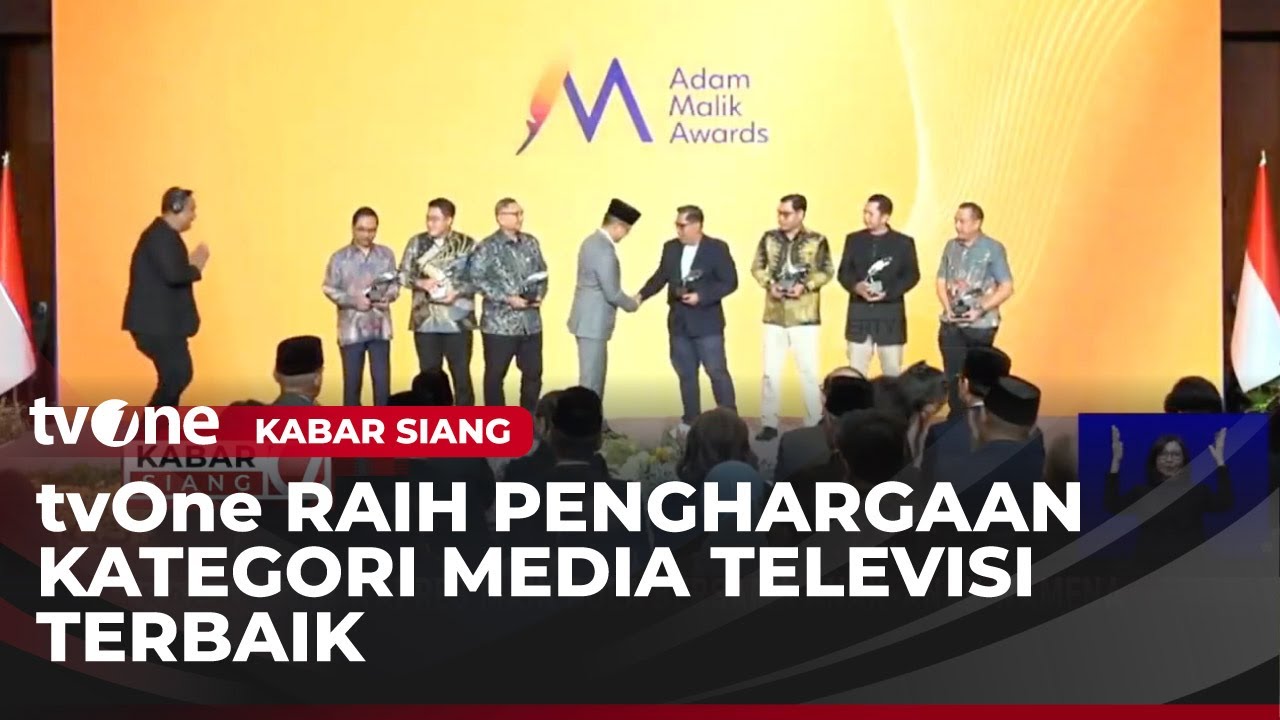 tvOne Raih Adam Malik Awards 2026 Kategori Media Televisi Terbaik | Kabar Siang