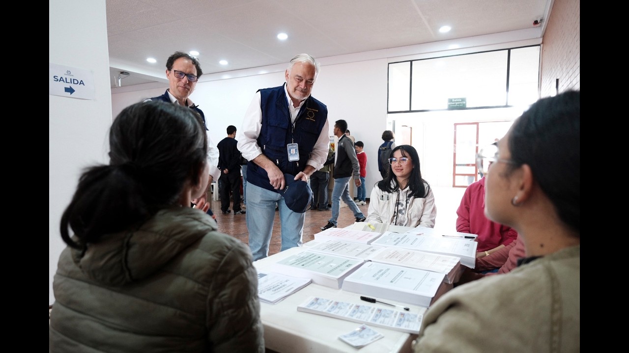 El jefe de la MOE UE Colombia 2026 observa las elecciones legislativas del 8 de marzo