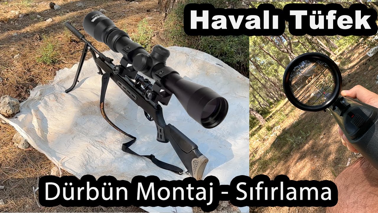 Hatsan Mod 125 Sniper Vortex Havalı Tüfek Dürbün, Montaj, Dürbün sıfırlama