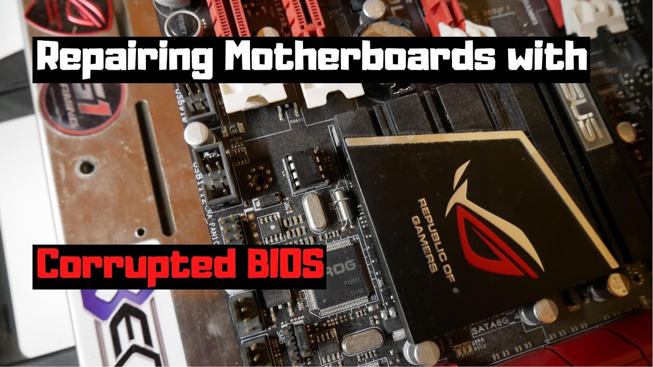 Repairing TWO Asus Motherboards with Corrupted BIOS - BIOS Chip Replacement Guide