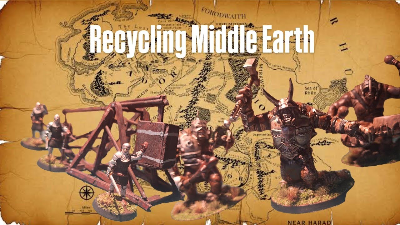 Recycling in Middle Earth: Sprue Trebuchet, Troll duplication and cloaks