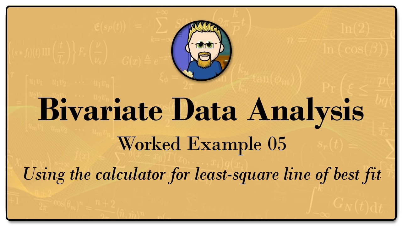 Bivariate Data Analysis Eg 05