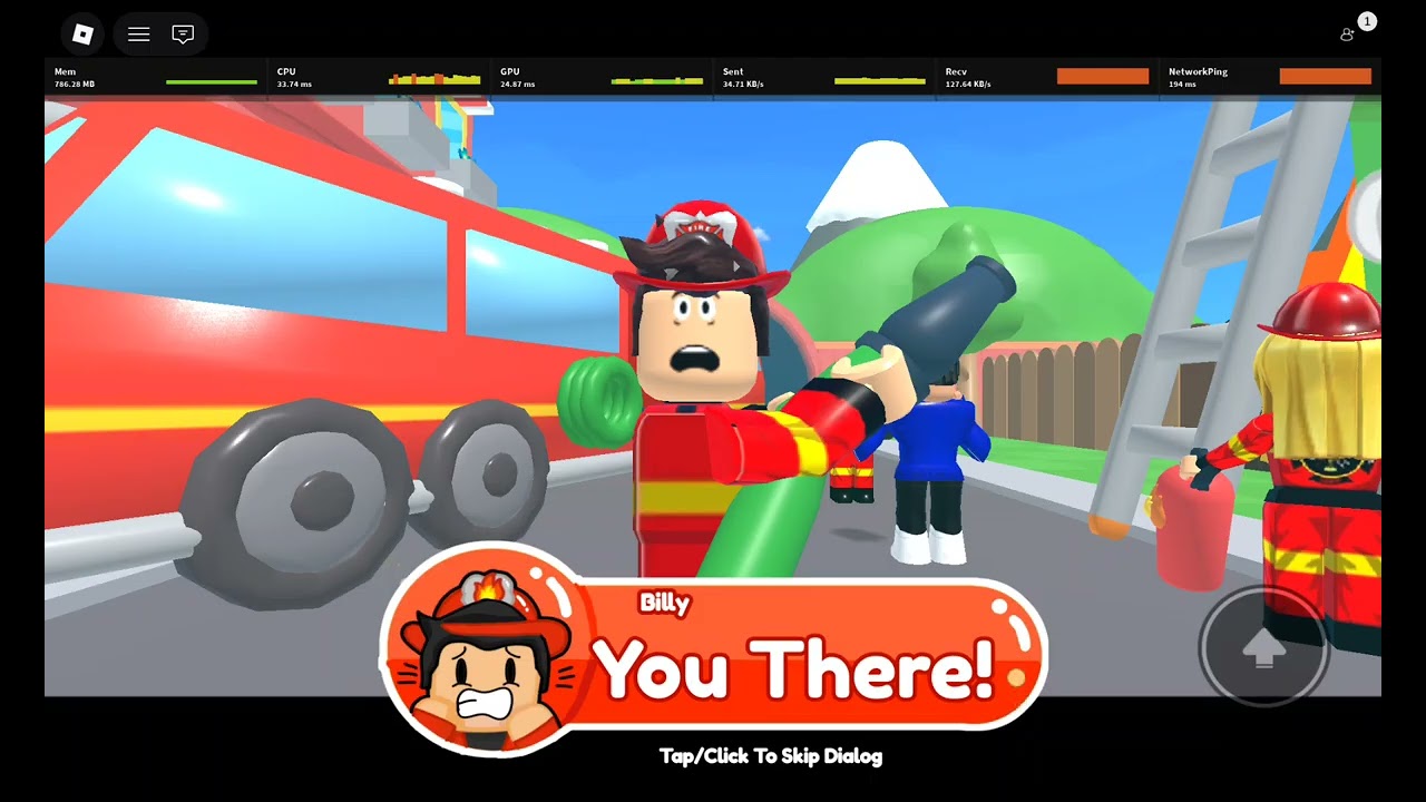 Escape  the  fire  station   oddy! (Mew  update) in roblox 