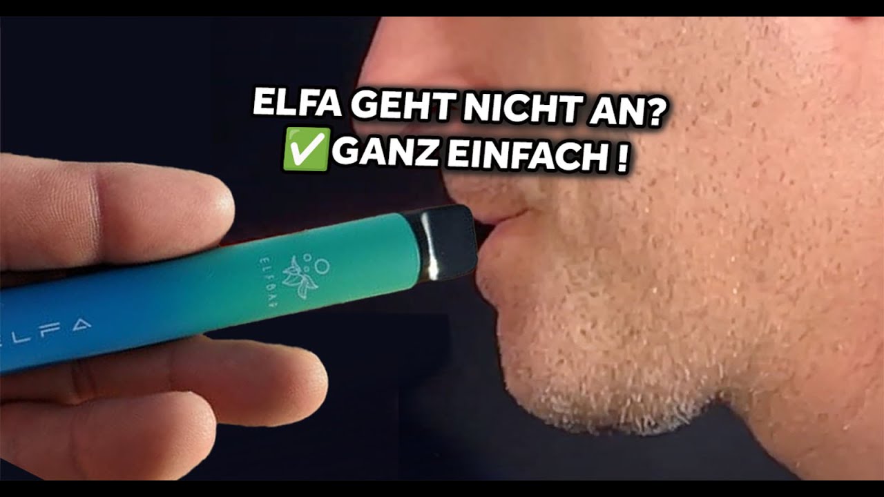 Elf bar ELFA Probleme?  Deaktivieren der Kindersicherung