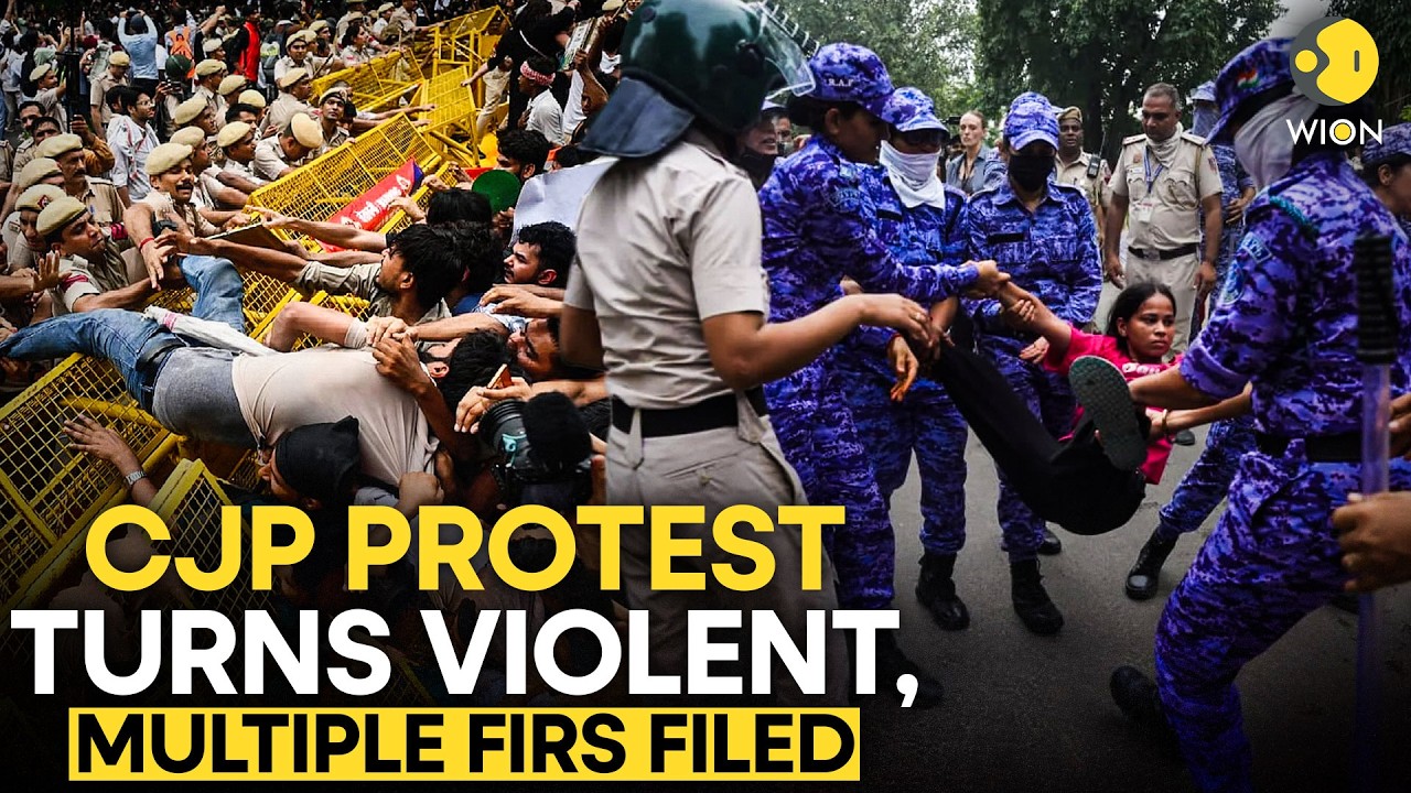 CJP Protest: Violence At CJP Protest Takes Dangerous Turn, Over 10 FIRs Filed Against Students