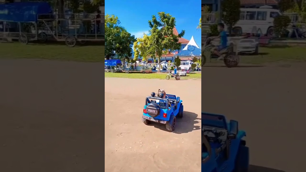 Naik Mobil Legends #anak #berani #alunalun