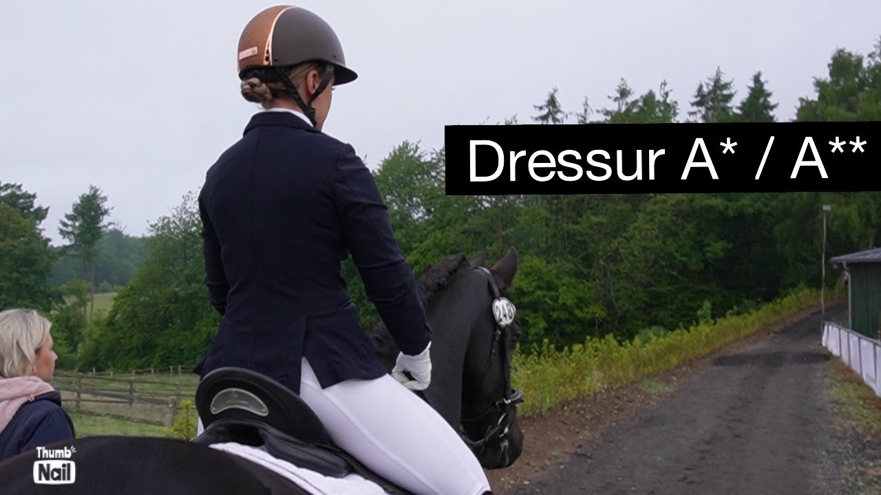 Wir reiten unsere erste A** auf Turnier ! Dressur A 5/2 & A 9