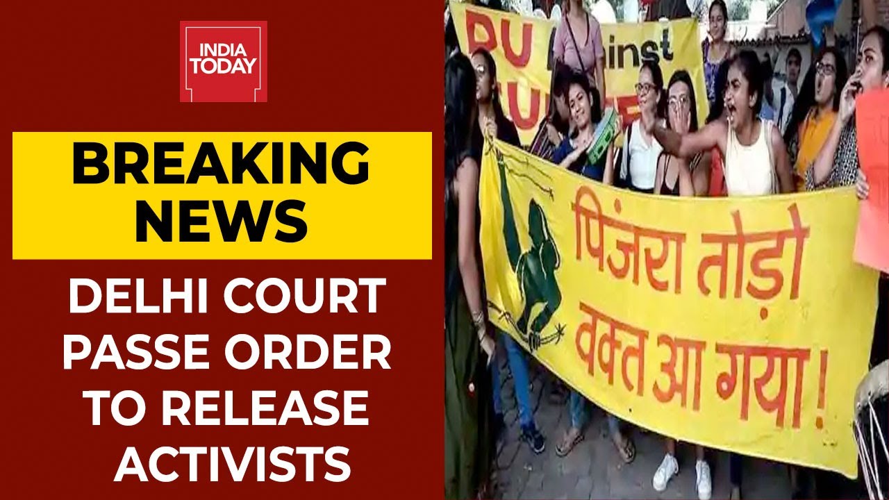 Delhi Court Passes Order To Release Pinjra Tod Activists | Breaking News