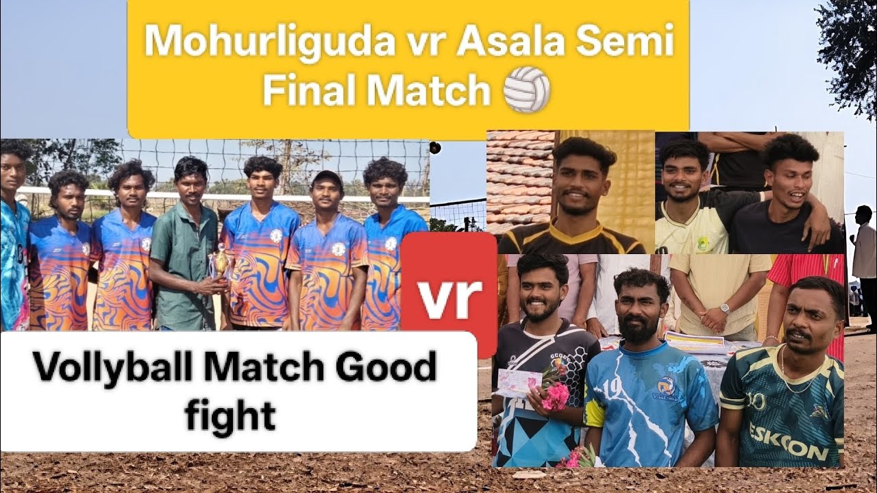 Vollyball Match 🏐 Mohurliguda vr Asala Semi Final  Good Match....
