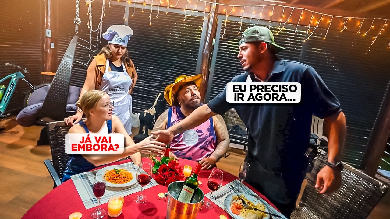 DEU RUIM! O BOTO ESTRAGOU O JANTAR ROMÂNTICO DELES!