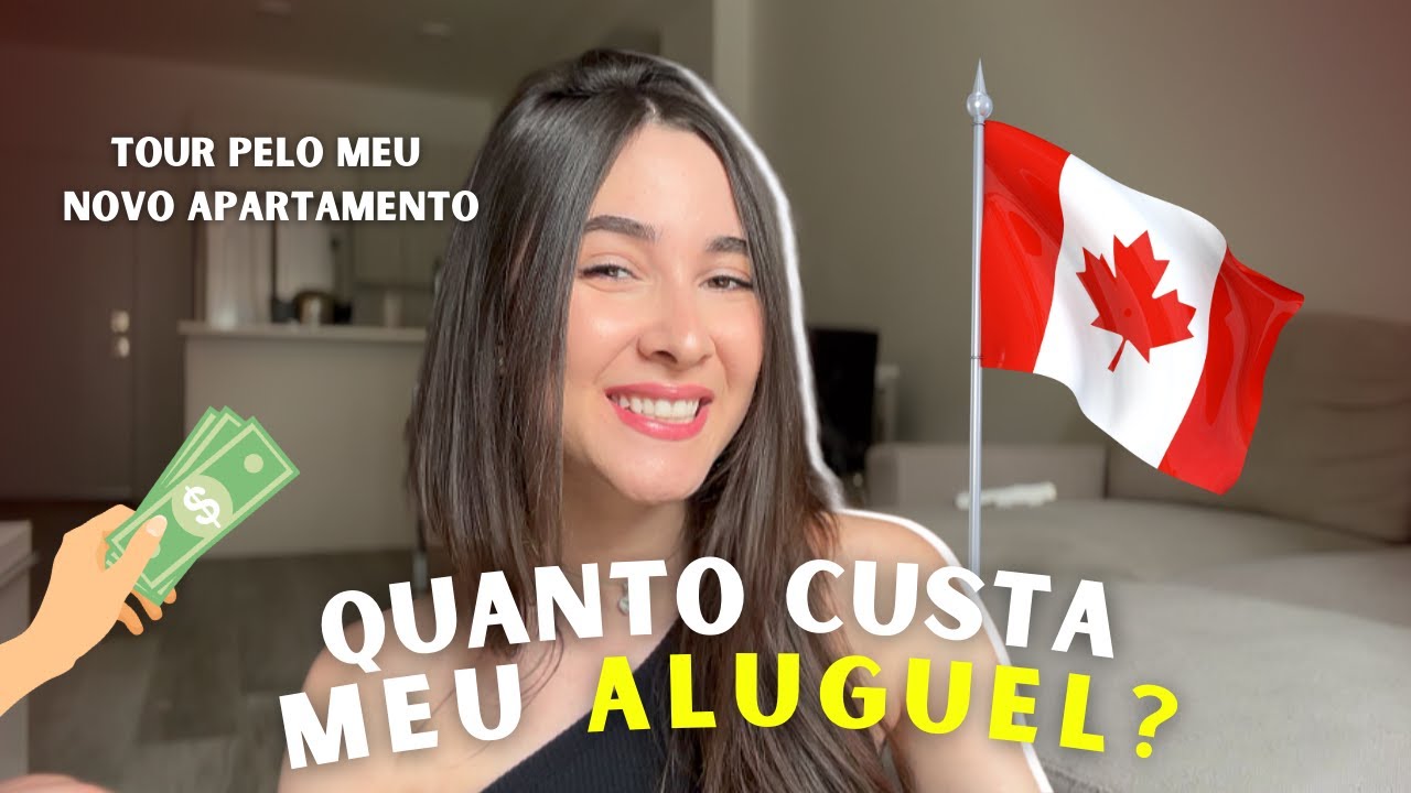 QUANTO CUSTA meu aluguel? TOUR pelo meu novo APARTAMENTO em Calgary no Canadá.
