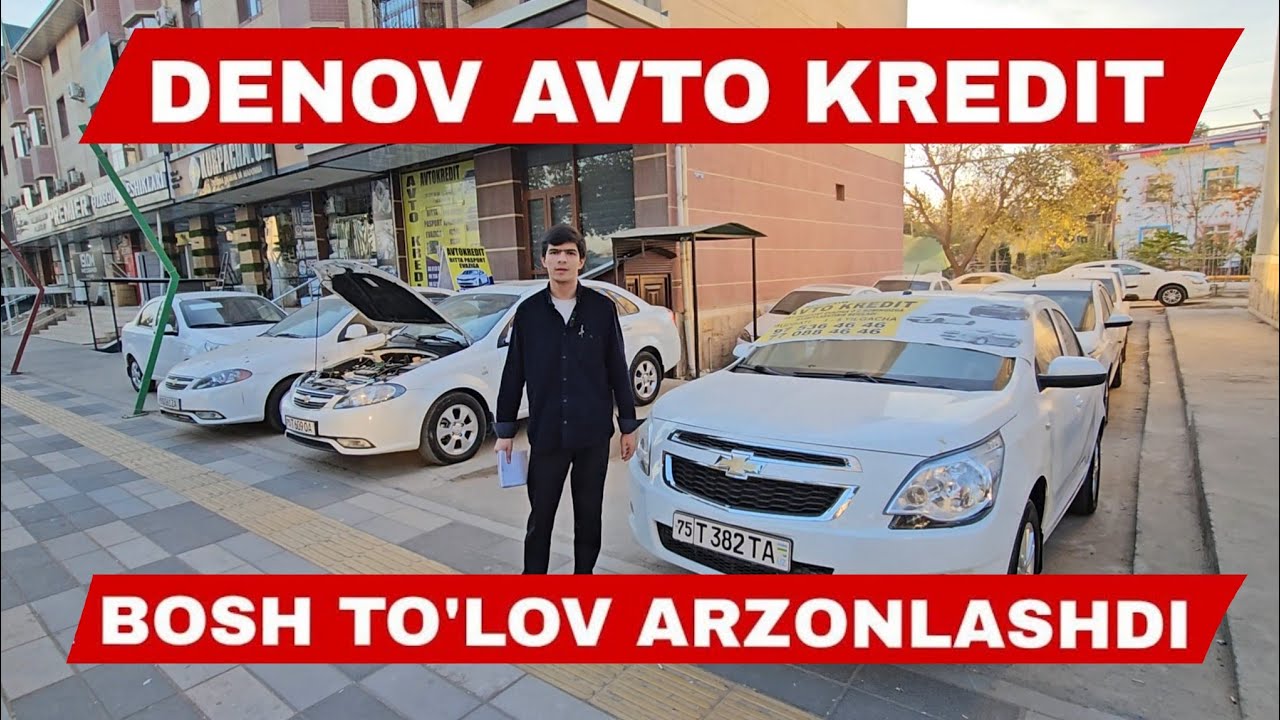 Avto kredit Denov Nodir akada Yangi Narxlar Cobalt Jentra Nexia-3 Damas Narxlari #denov 