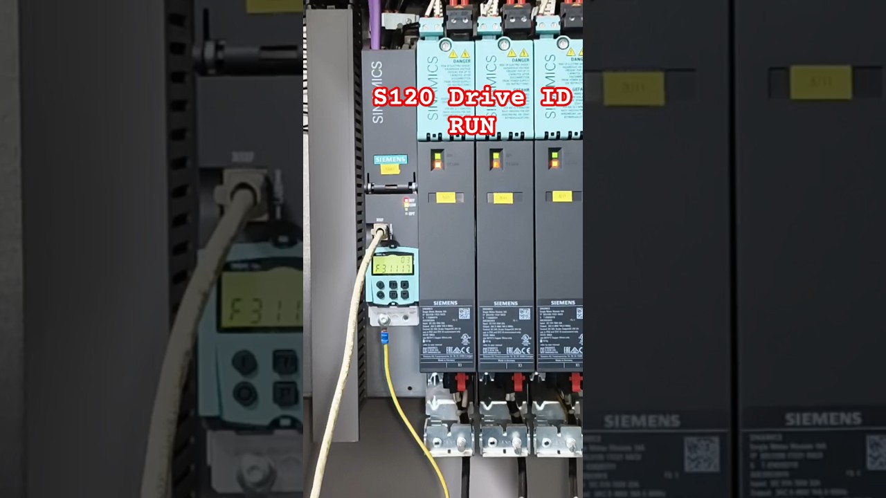 SIEMENS S120 DRIVE ID RUN KAISE KATE HAI..