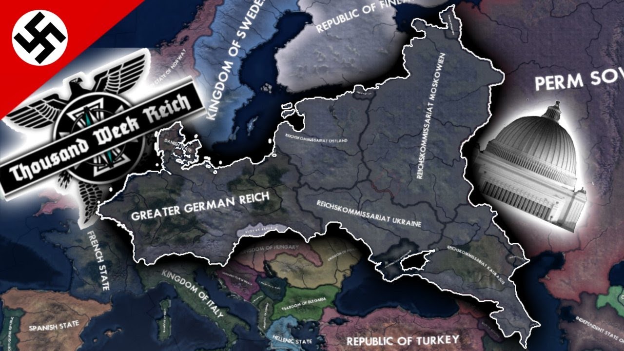 Thousand Week Reich Timelapse(1952~1977) [Hoi4 Timelapse]