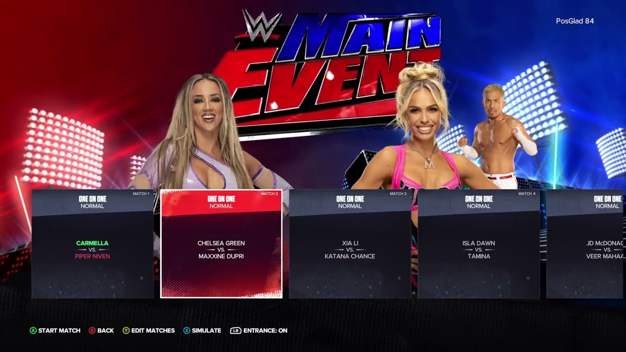 WWE 2K24 UNIVERSE MODE MAIN EVENT MAY WEEK 1